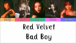 Red Velvet - Bad Boy [Lyrics Rom | Indo] Lirik Terjemahan Indonesia