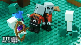 Lego Minecraft - Clan Wars | Villager vs Pillager | Episode 2 - Bad Guys Close In
