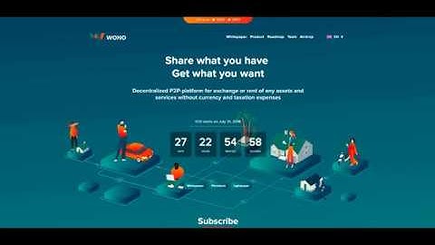 WONO - Decentralized P2P-platform