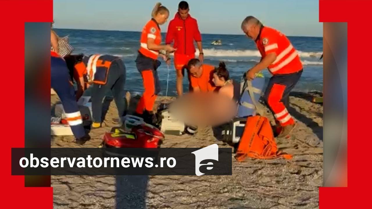 "Vedeţi cu cine am de-a face?" Dialog salvamar - turist care vrea în apă pe steag roşu