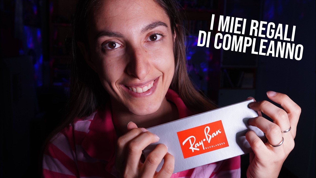 TI MOSTRO I MIEI REGALI DI COMPLEANNO (2025) 🎁 ASMR ita