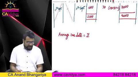 07  Average Due Date Lecture 2