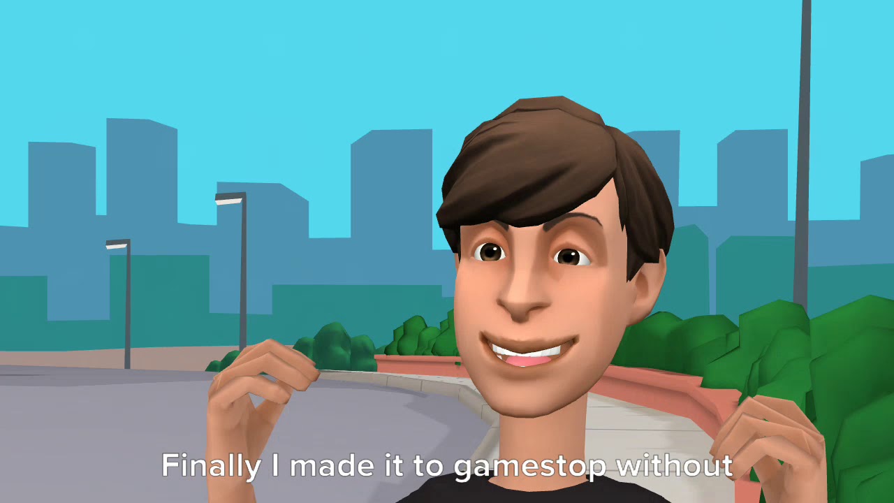 Leland skips his zoom meet and Steals his dads car to gamestop/Grounded