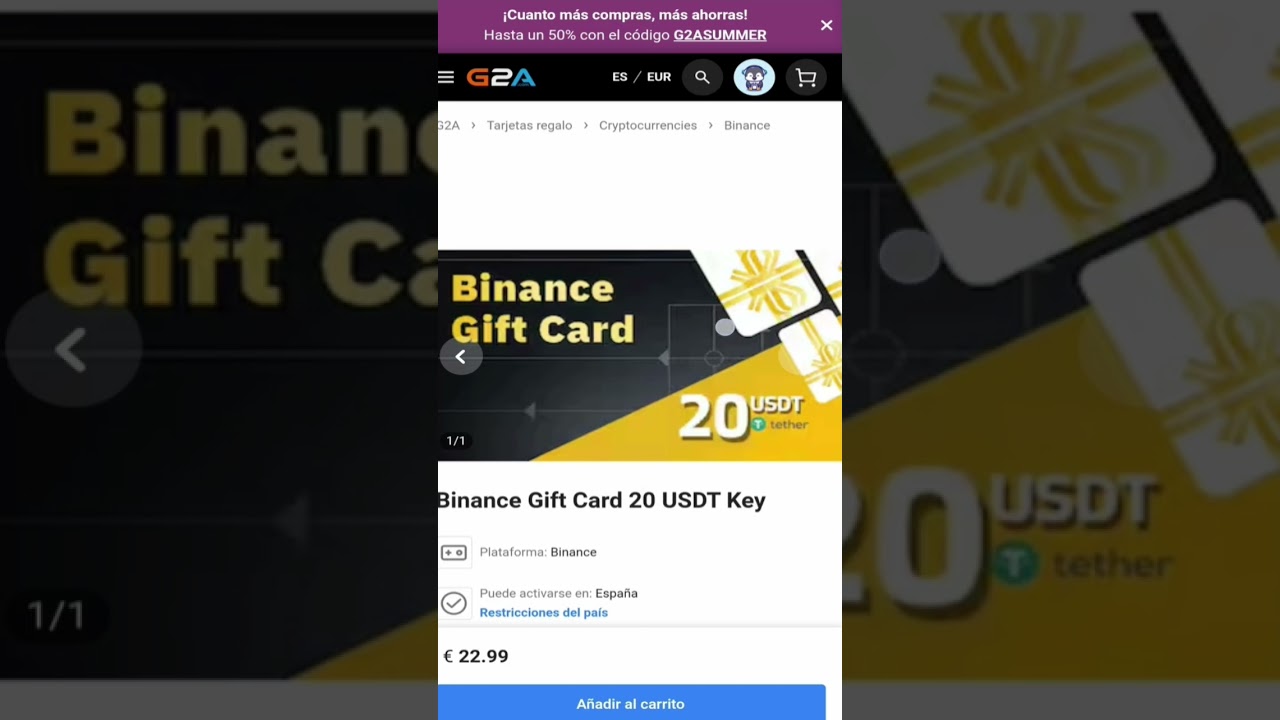 G2A BINANCE GUIDE