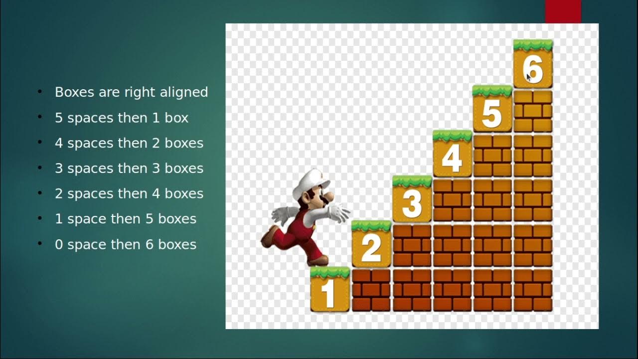 Nested Loops in C - Mario Pyramids - YouTube
