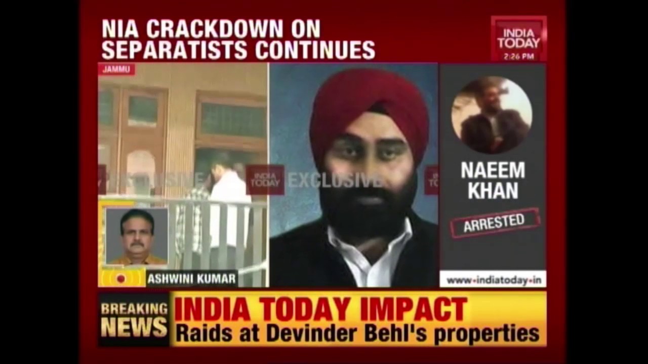 NIA Raids Geelani's Close Aide, Devinder Singh In J&K