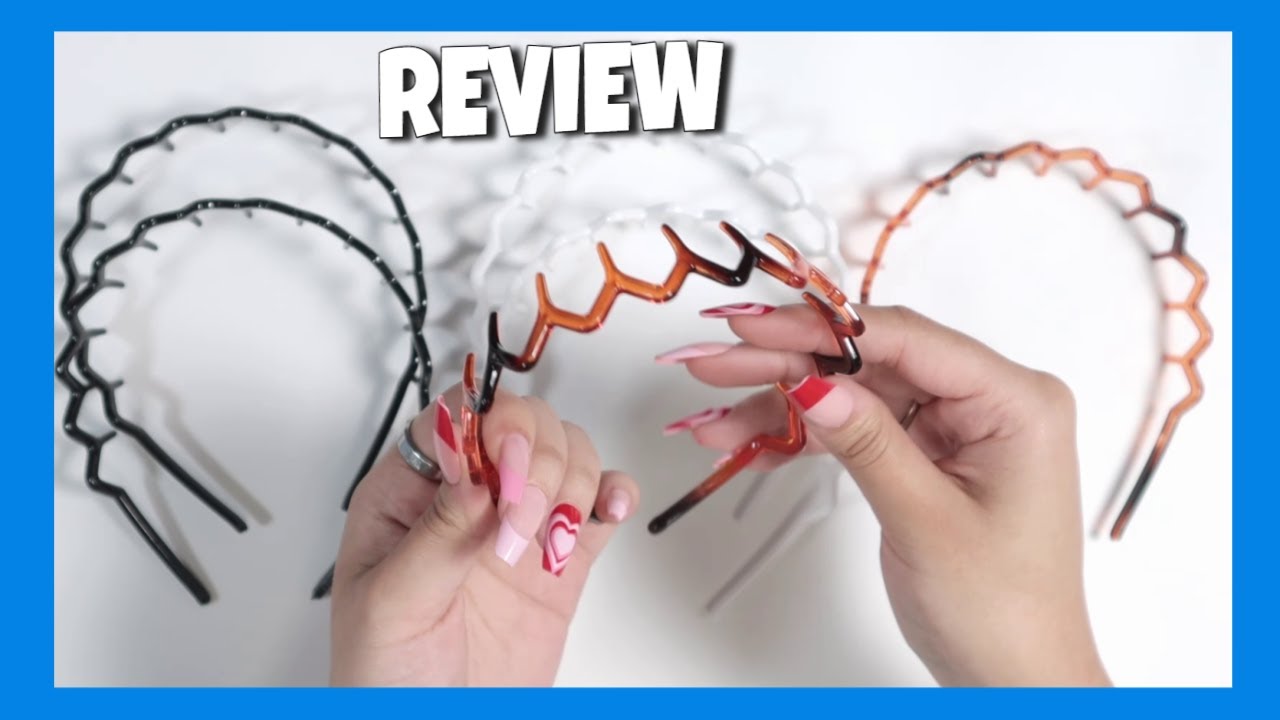 Chuangdi Zigzag Headbands - Plastic Shark Tooth Hair Comb Hairband | Trendy Hair Accessories