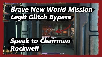 Brave New World Crash FIX - The Outer Worlds