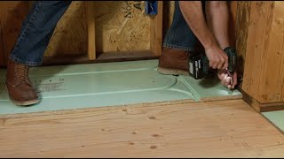 Warmboard-R™️ Radiant Panel Installation