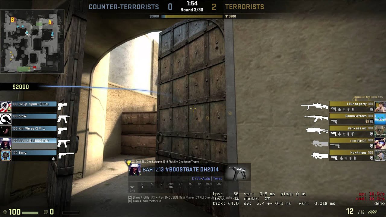 CS:GO Eco Ace Low Rank MM