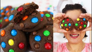 RECEITA MAIS FÁCIL DE COOKIES DE CHOCOLATE DO MUNDO I FICAM LINDOS E DELICIOSOS -IMPOSSÍVEL RESISTIR