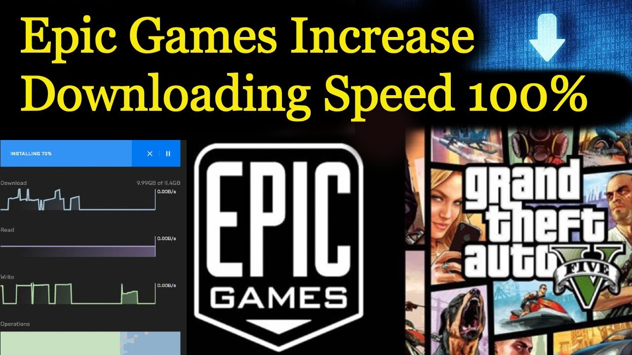 epic games download speed is slow