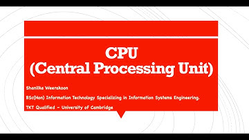 Grade 7 - ICT - Unit 1 - Central Processing Unit English Medium