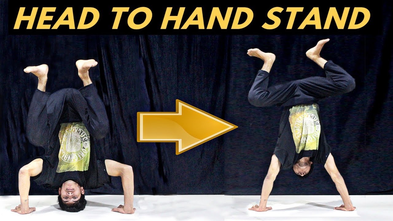 Tutorial : Head To Hand Stand kids dance steps