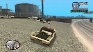 GTA San Andreas Towtruck+Flying Cars Cheat=FAIL