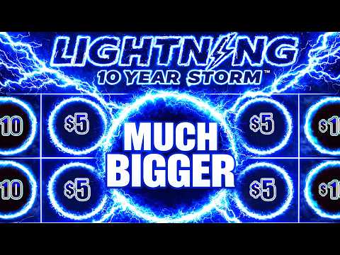 HUGE WIN! MUCH Bigger Ball Landed in Lightning 10 Year Storm! Is It a Jackpot Handpay!?