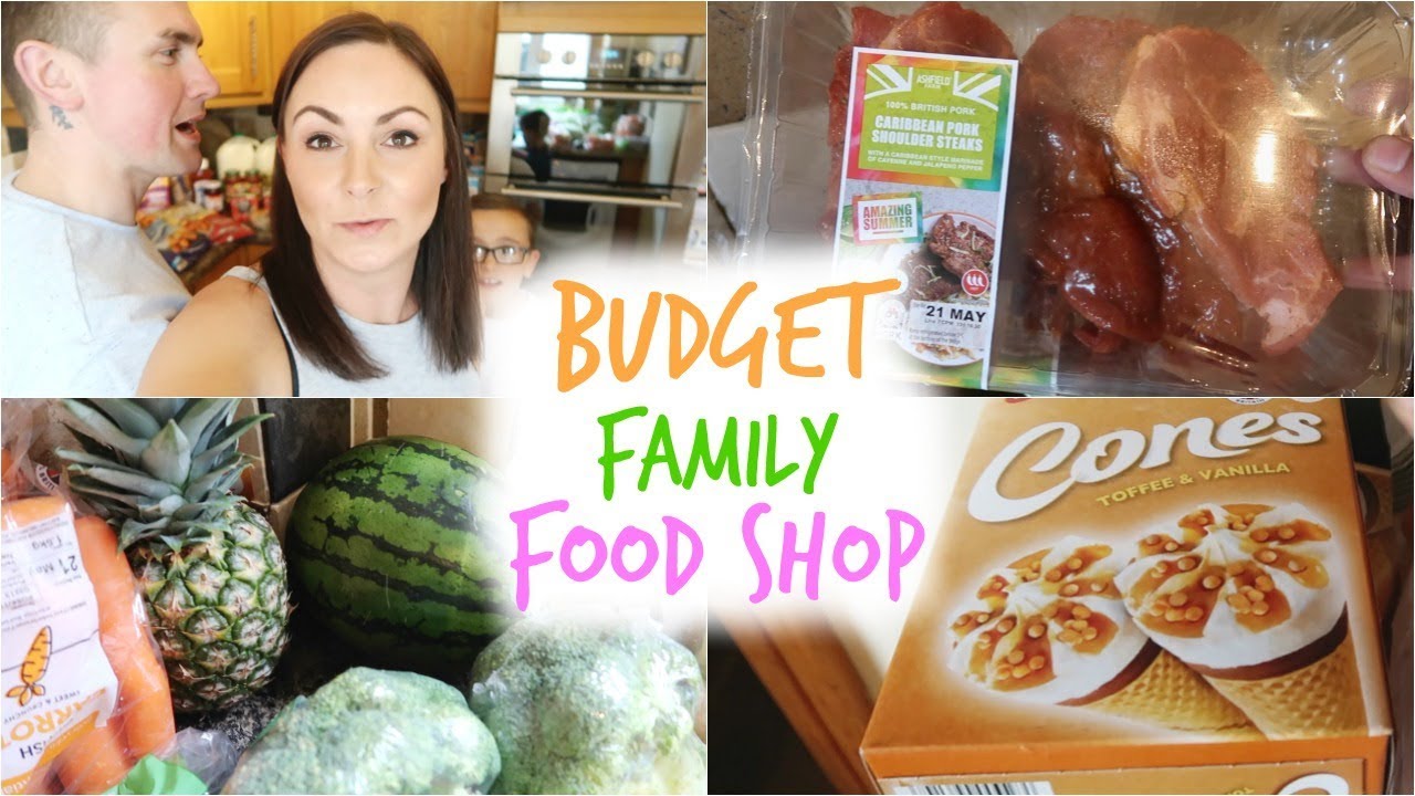 BUDGET LARGE FAMILY FOOD SHOP UMBUMGO FAMILY VLOGS YouTube