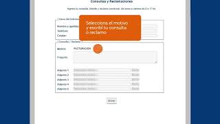 Gestión de consultas y reclamos por Oficina Virtual screenshot 1