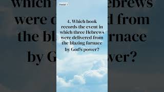 One Minute to Draw Closer to God - 1-Minute Bible Quiz (1129)