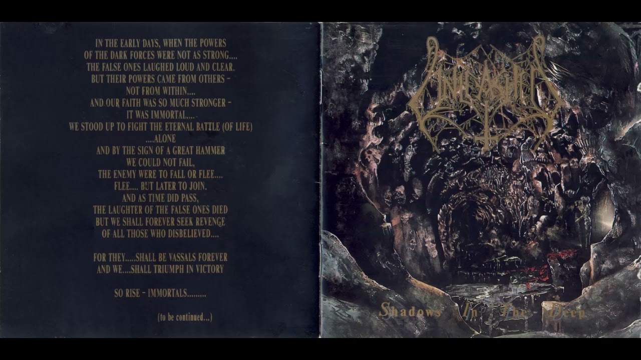 Unleashed - Shadows In The Deep (1992) Full album