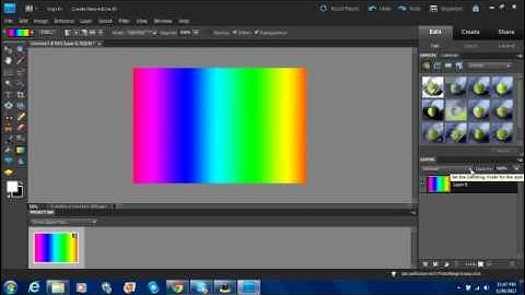 Adobe Photoshop Premiere Elements: Multi-Color Paintbrush Tutorial.