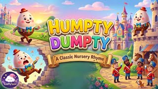 Humpty Dumpty Sat on a Wall 🥚🐣 | Classic Nursery Rhyme for Kids | Emiffy Tales