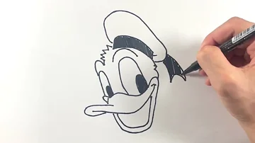 ドナルドダックの書き方
