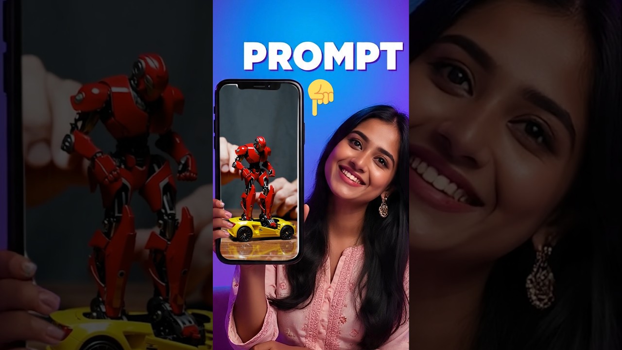 ⚡ Morning AI Magic | Car Transforms into Robot | Cinematic Reel Prompt | 