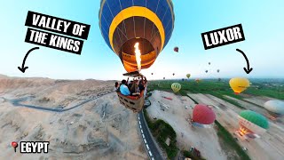 SUNRISE HOT AIR BALLOONING OVER THE VALLEY OF THE KINGS | Plus exploring Luxor + Cairo | EGYPT pt 5