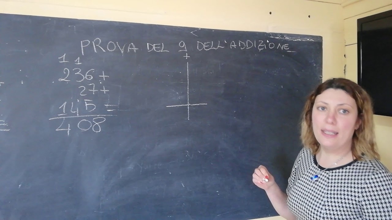 Prova del Nove dell'addizione - YouTube