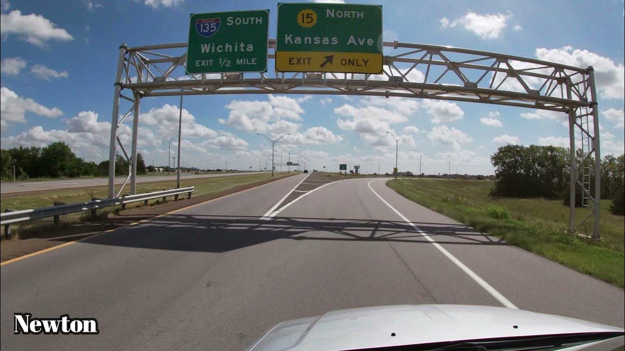 Hutchinson to Newton, Kansas (Timelapse drive) YouTube