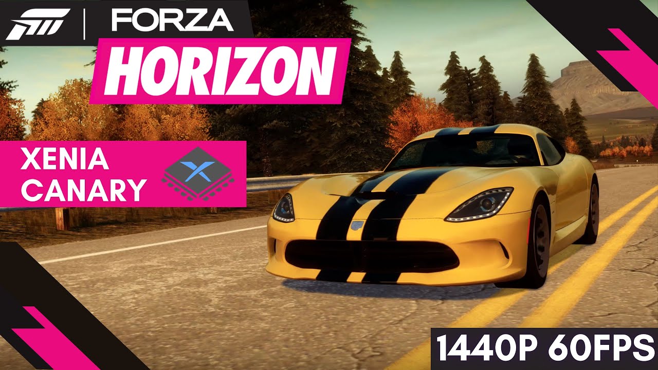 Xenia Canary on PC runs Forza Horizon 1 extremely well since it was updated  recently : r/ForzaHorizon