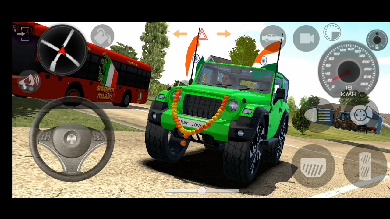 Thar game🔥 gameplay🙏 Indian cars👍 simulator modified game 