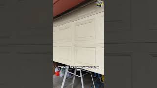Can we fix this dented garage door ?