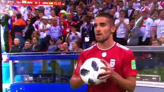 World Cup 2018: Milad Mohammadi Somersault Throw In Against Spain screenshot 2