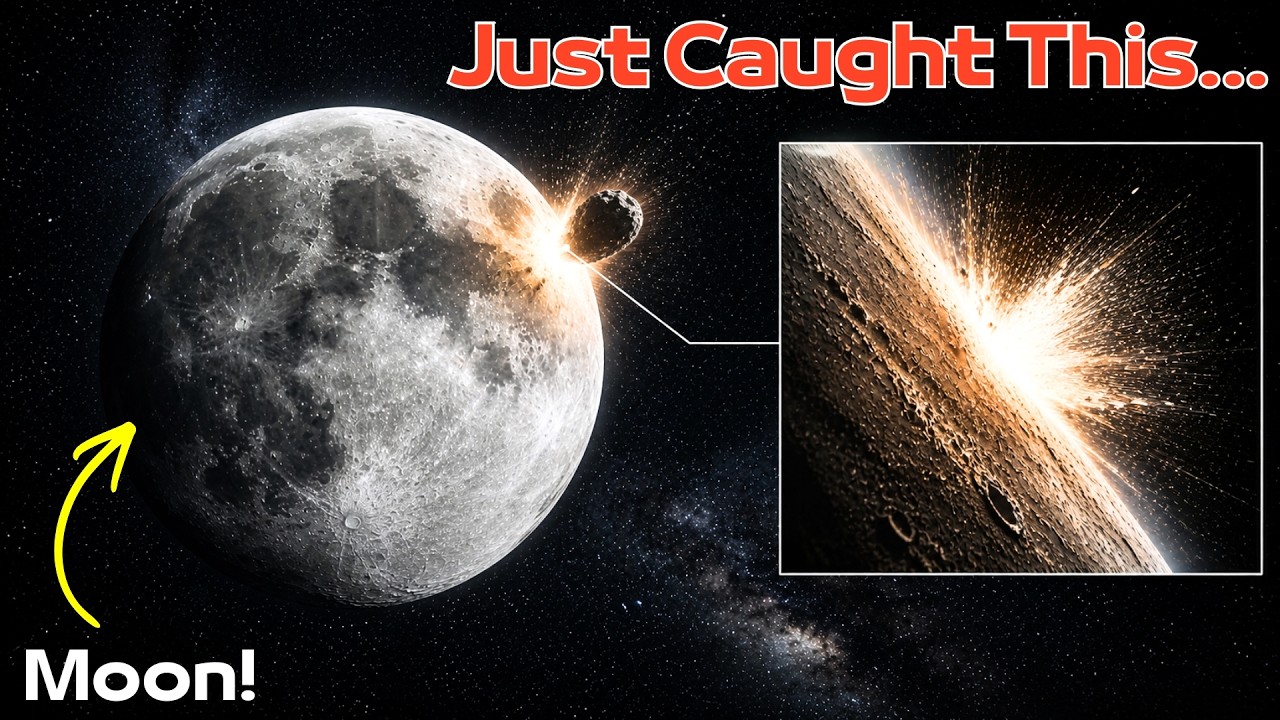 Something Just Crashed Into the Moon — And Cameras Caught It - YouTube