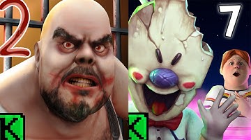 Mr. Meat 2 VS Ice Scream 7 - Android & iOS Games
