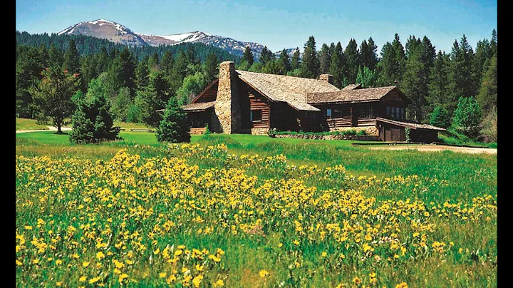 The Historic Crescent H Ranch Lodge in Jackson, Wyoming