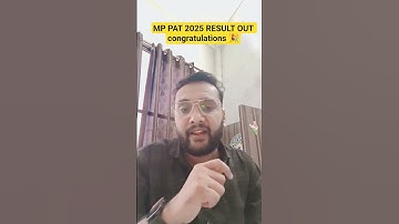 mp pat result 2025 #mppatresult2025 pat result #result #mppat2025 #agricultureentranceexam