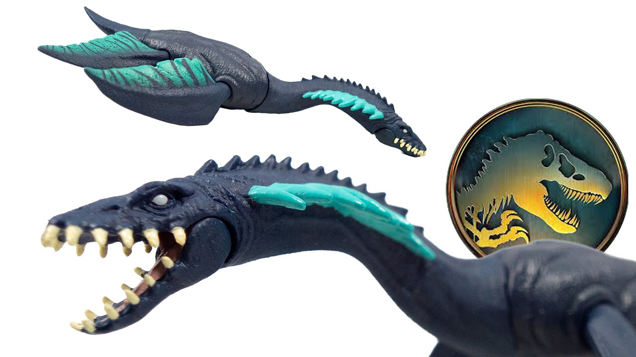 Распаковка и обзор набора Jurassic World Survival Frenzy Pack Plesiosaurus | 
