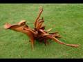 Leafy dragon ii juniper sculpture wood carving