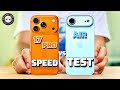 iPhone 17 Pro Vs iPhone Air Speed Test #video #iphone #viral #speedtest