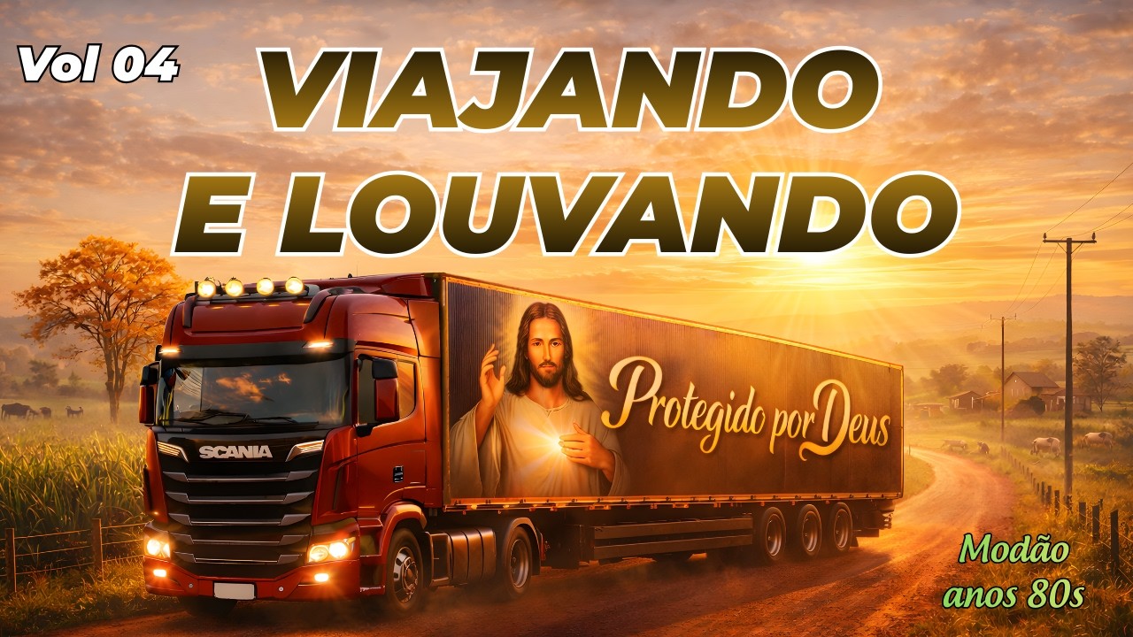 Os melhores louvores para você ouvir enquanto viaja. Bom dia com a proteção de Deus. Modão anos 80.
