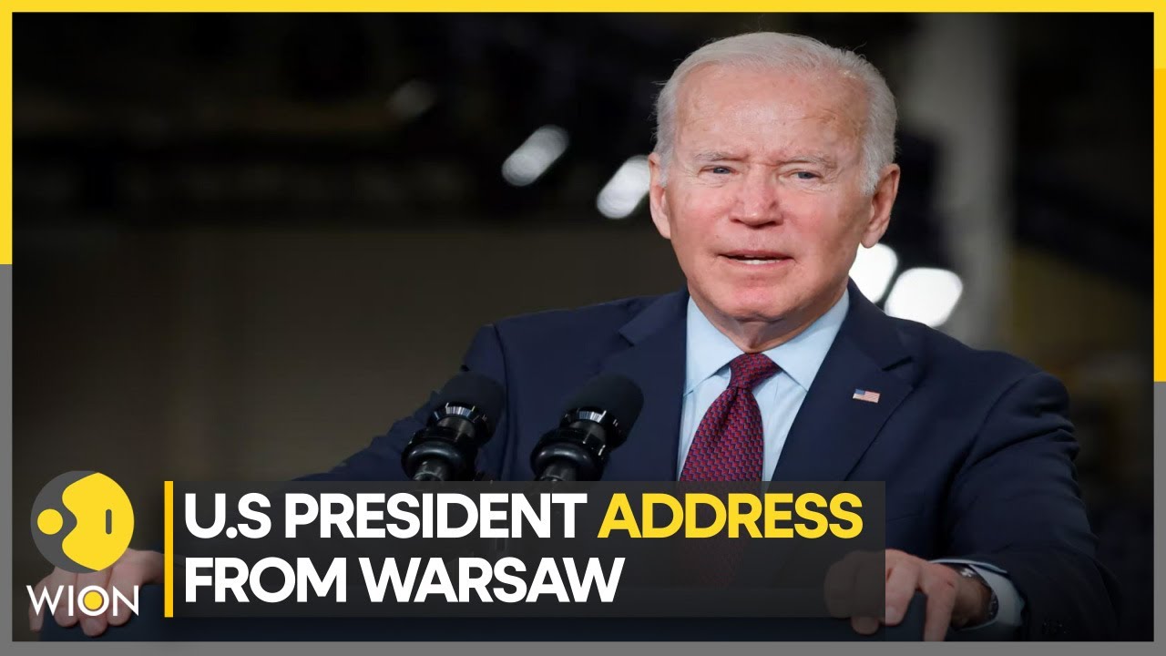 U.S. President Joe Biden speaks from Warsaw I Latest News I WION
