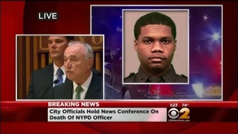 Officials Give Update On Shooting Of NYPD Cop