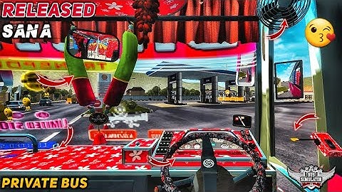 download SANA ASHOK LEYLAND PRIVATE BUS MOD for bus simulator indonesia | BUSSID V3.6.1 |#bussidmods