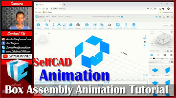 SelfCAD Box Assembly Animation Tutorial For Beginner