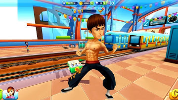 Subway Princess Runner Game - Famous Bruce Lee Character Run | Android/iOS Gameplay HD