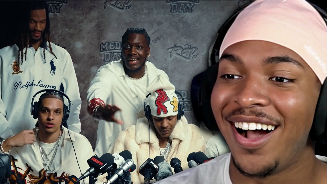Alsoknwnasjj Reacts To Concrete Boys - Media Day Freestyle