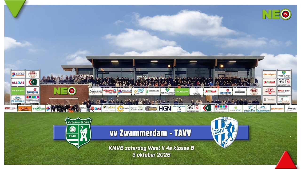 Samenvatting Zwammerdam - TAVV 3 oktober 2026